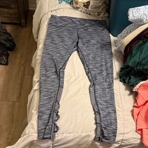 Champion Women's Heathered Gray Leggings with Side Accents